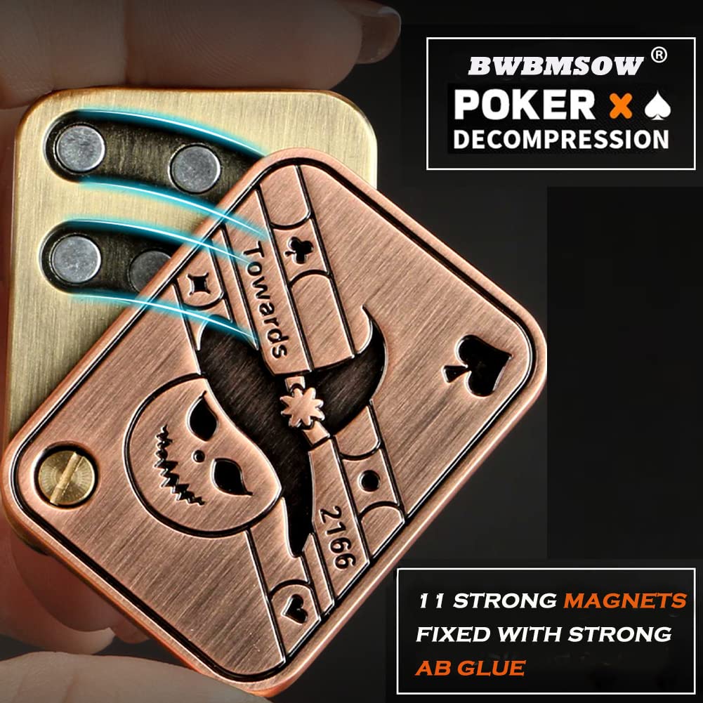 Amazon | メタルポーカー フィジェットスライダー おもちゃ 磁気メタルフィジェットクリッカー EDCプッシュカードスライダー 触覚コイン  オフィスクリッカーおもちゃ ストレス解消 不安 自閉症 ADHDギフト 大人 男性 ティーン 子供 | ハンドスピナー | おもちゃ 独創的な ...