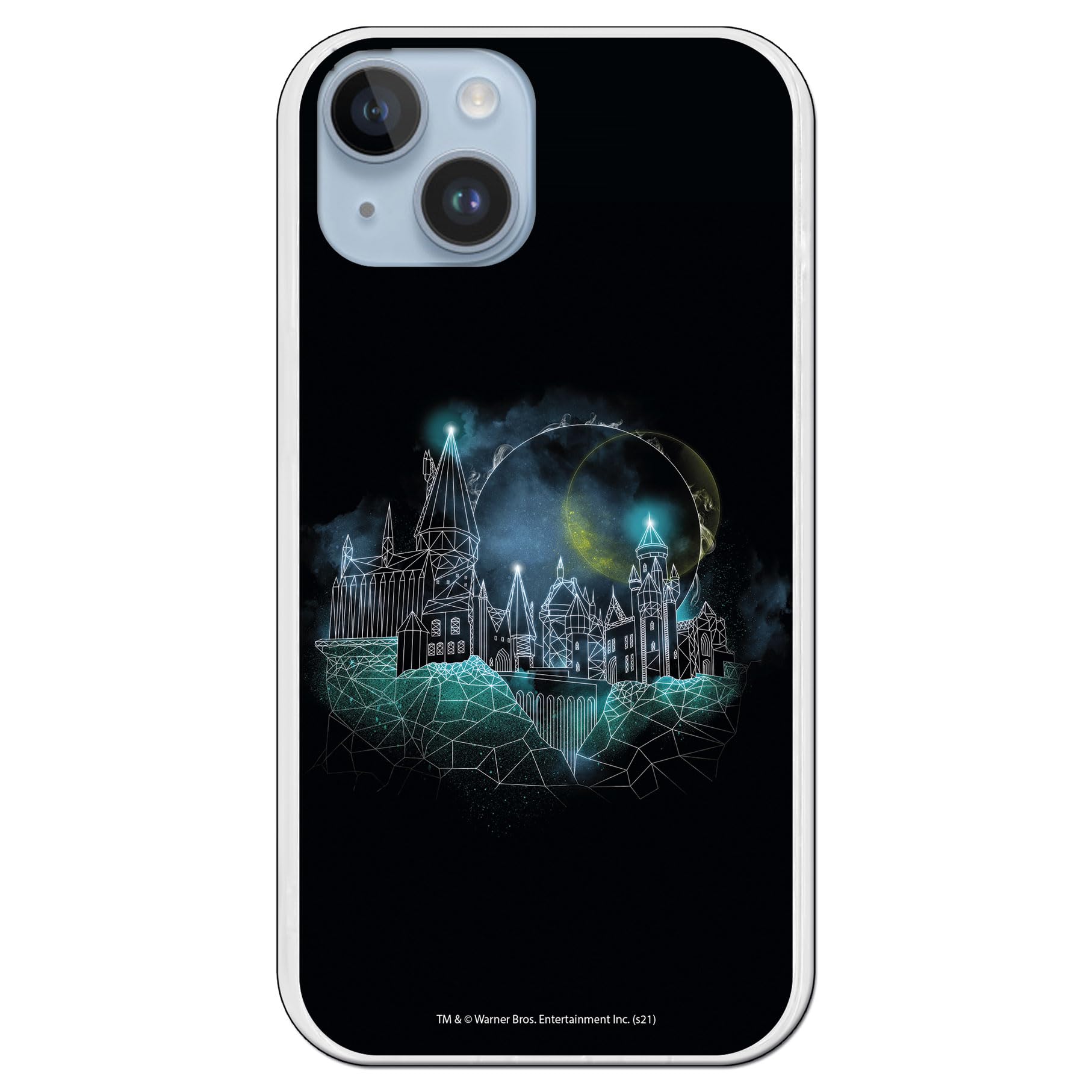 Personalaizer Hogwarts Case Compatible for iPhone 15 Plus transparent