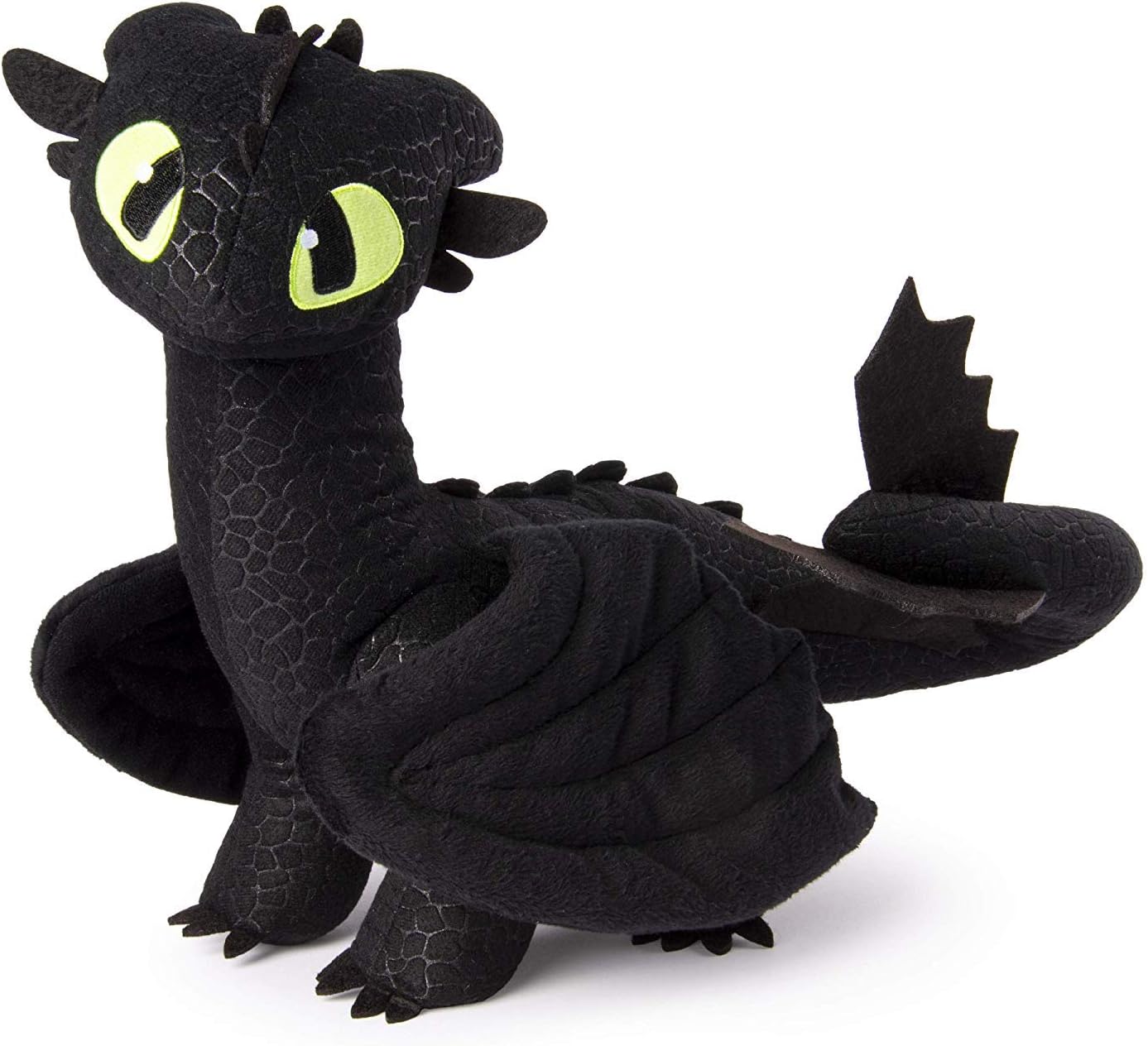 How to Train Your Dragon Toy- Toothless 14-inch Deluxe Plush, Toys for Boys, 4 Years & Above, Action Figures