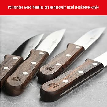 ZWILLING HENCKELS 4-Piece Steakhouse Steak Knife Set with Wood Box