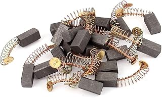 Aexit 10 Pairs Tools & Equipment Electric Drill Motor Carbon Brushes Spare Brushes & Dusters Part 12.3x6.3x5.7mm