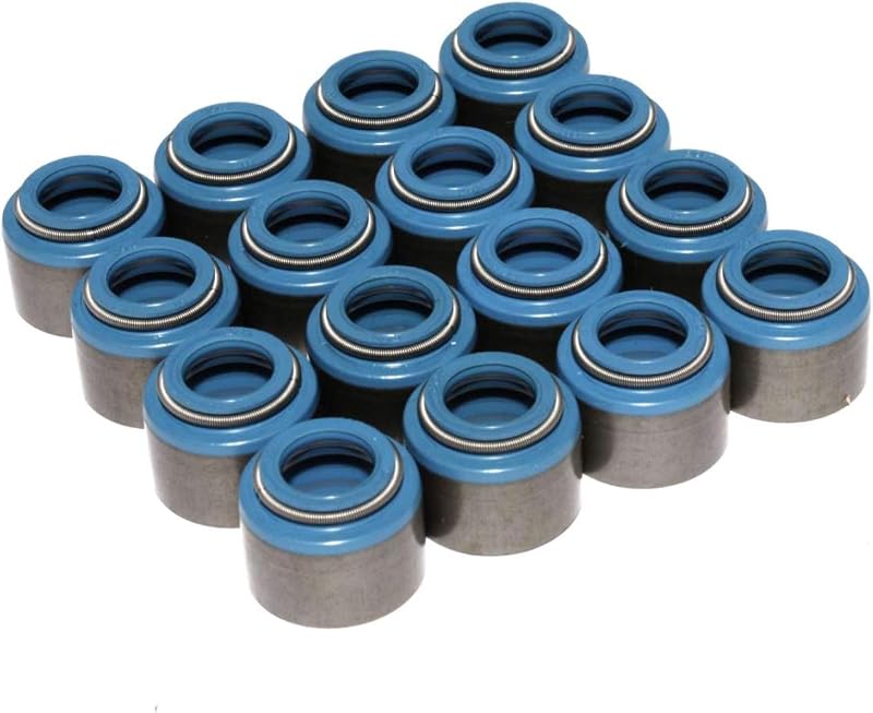 Jogo de retentores de válvula Comp Cams 529-16 em Viton metálico para guia de 1,35 cm e haste de 11/32" – 16 unidades