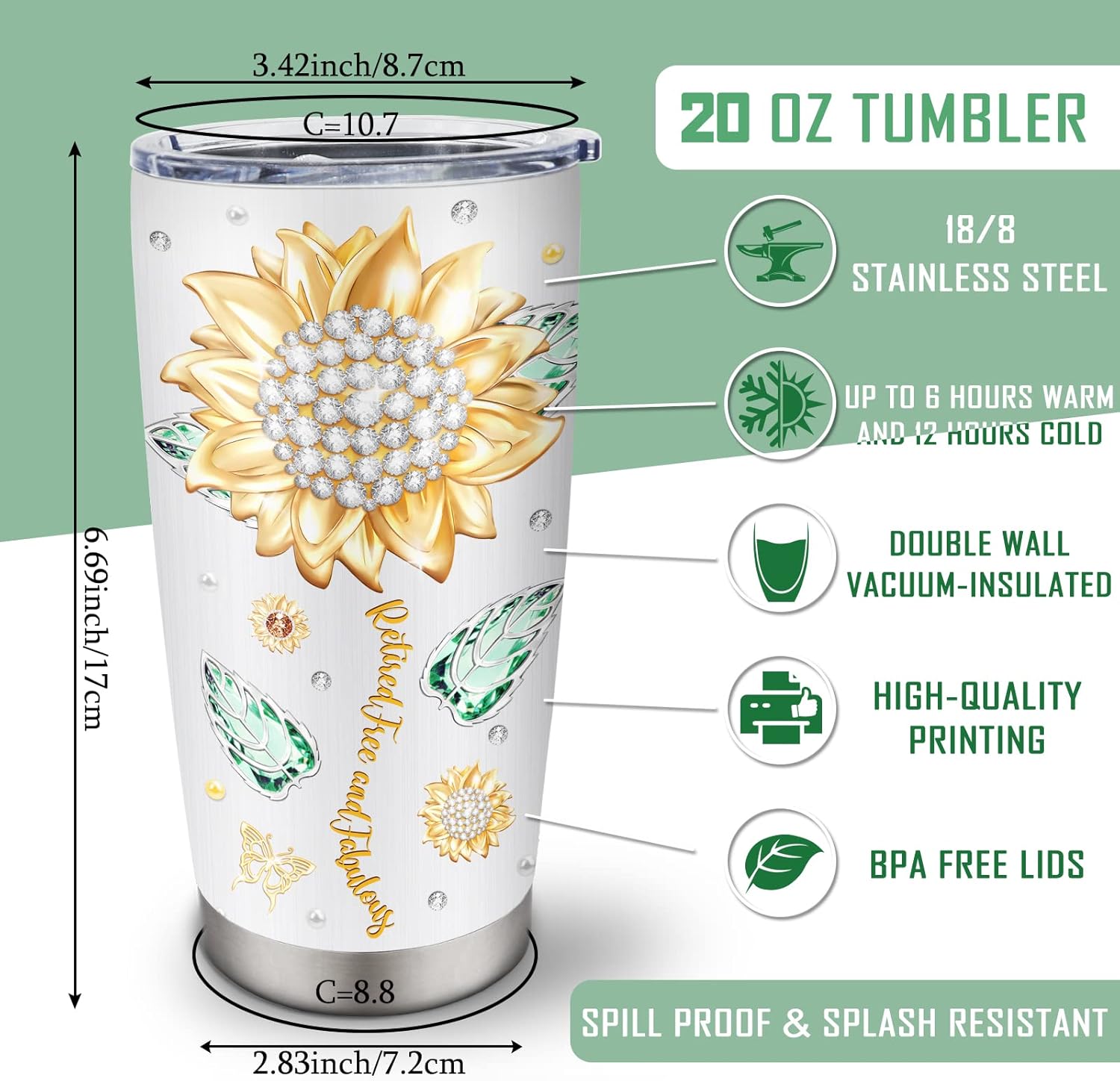Retirement Gift for Woman 2026 Tumbler 20oz, Happy Retirement Party Decorations, Retired/Going Away/Leaving Gifts for Women/Coworker/Friend/Teacher/Nurse - Image 3