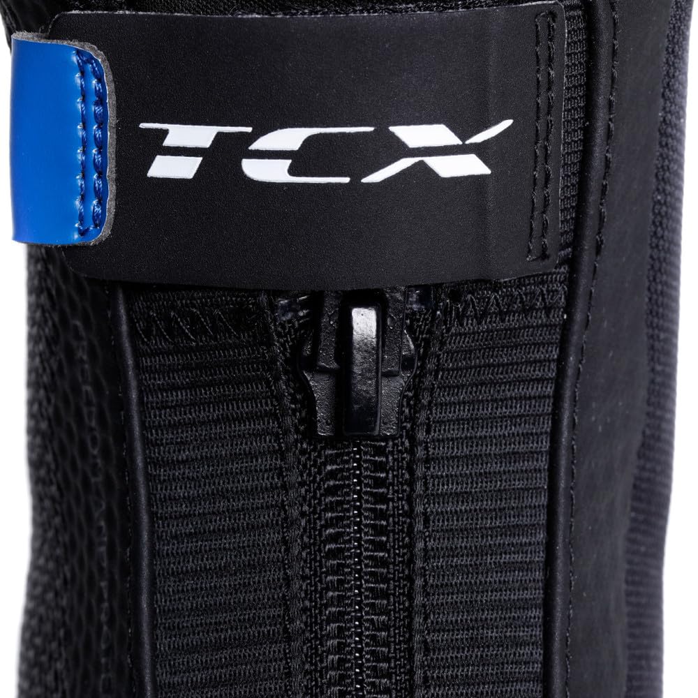 TCX - Ikasu 2 Air Wmn, Zapatos Moto Transpirables, para Mujer, Negro/Azul Eléctrico, 38