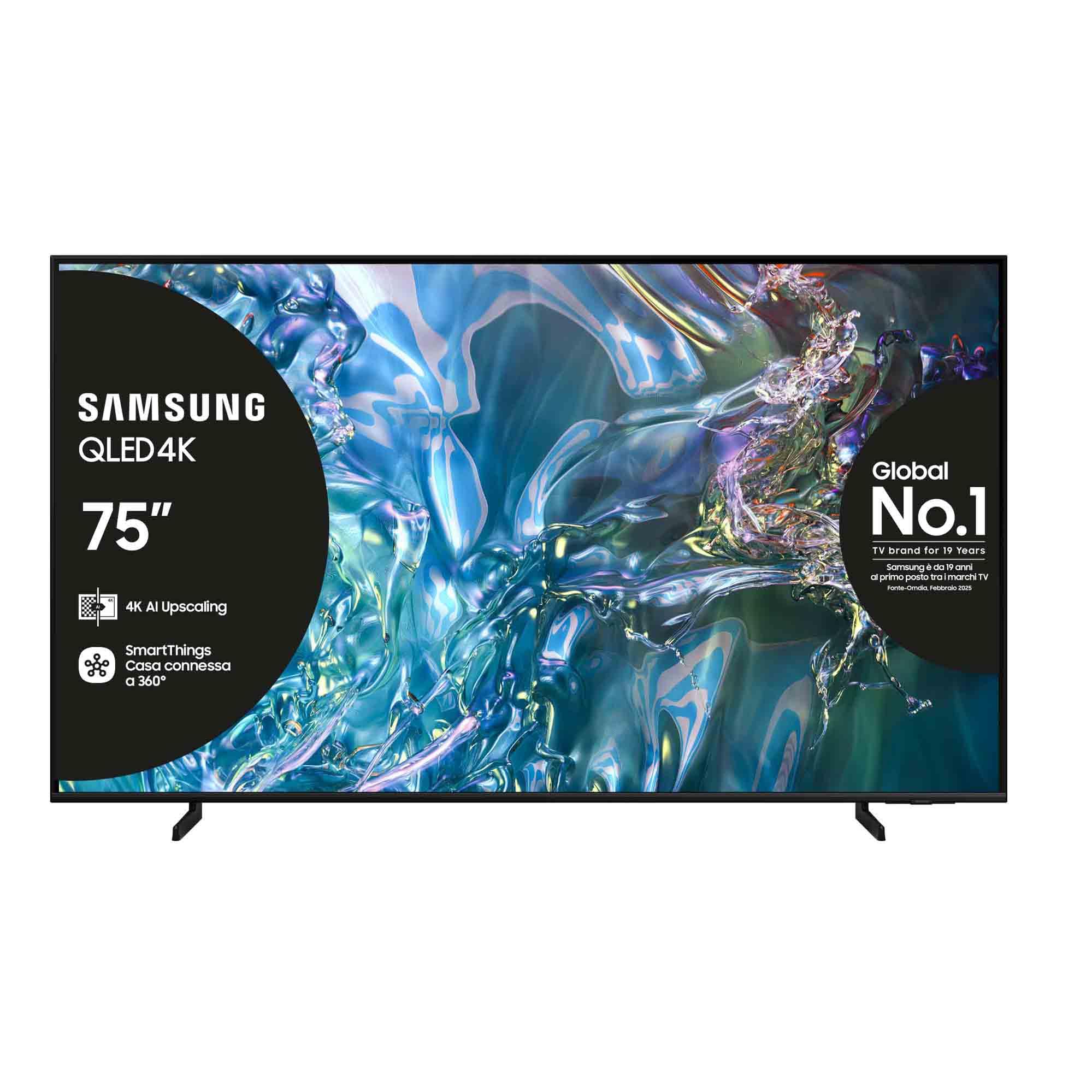 scaffale tv qled 75