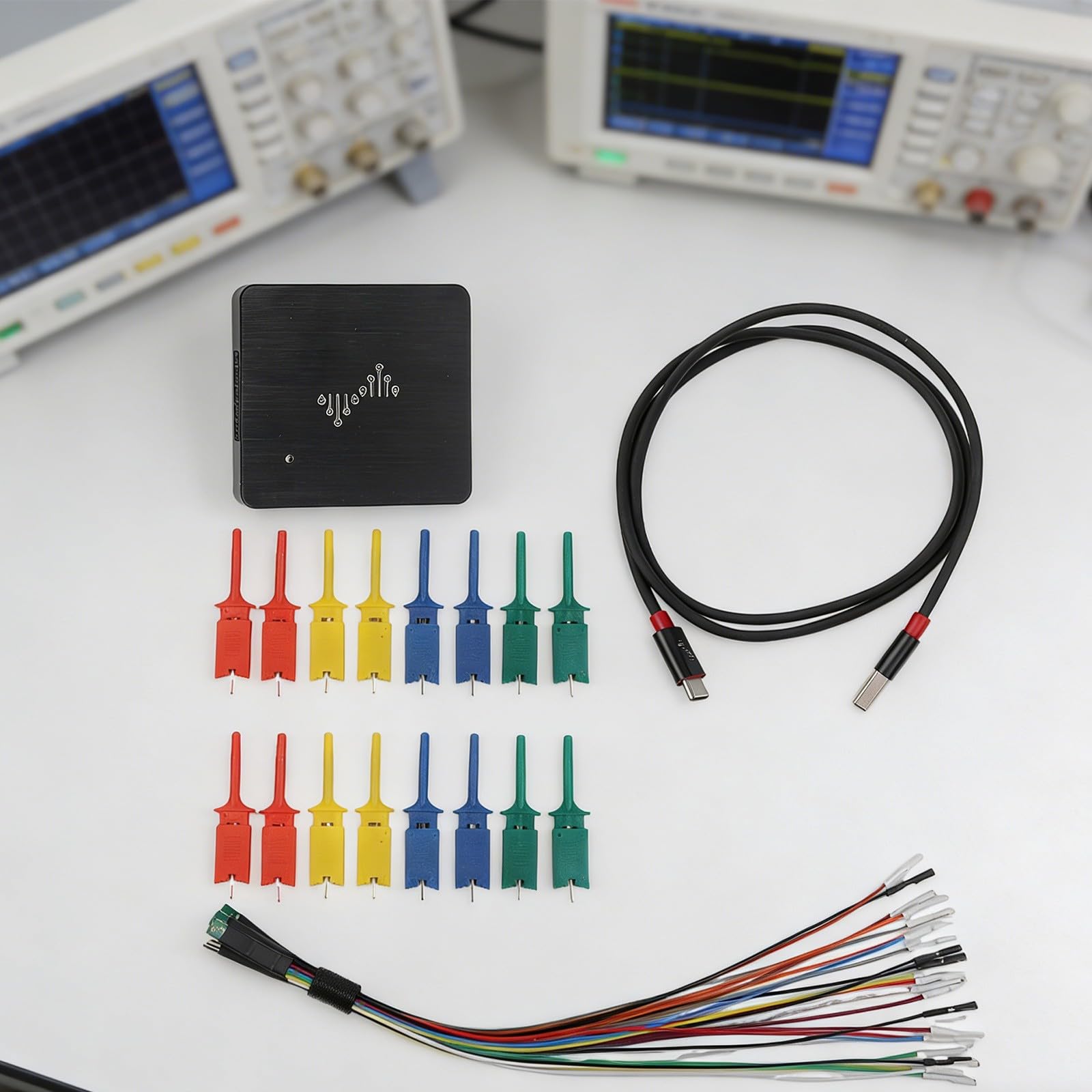16-Channel USB Logic Analyzer DSLogic U2Basic with 100 MHz Sampling Rate and ESD for Protection for Technical Diagnostic Purposes