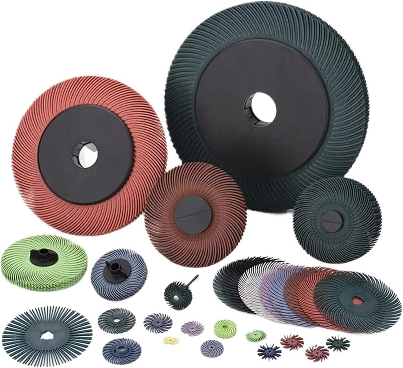 3 Inch Radial Bristle Disc for Jewelry Wood Metal Polishing(400)