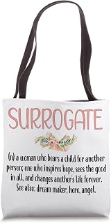 Surrogate Mom Definition Proud Gestational Carrier Tote Bag
