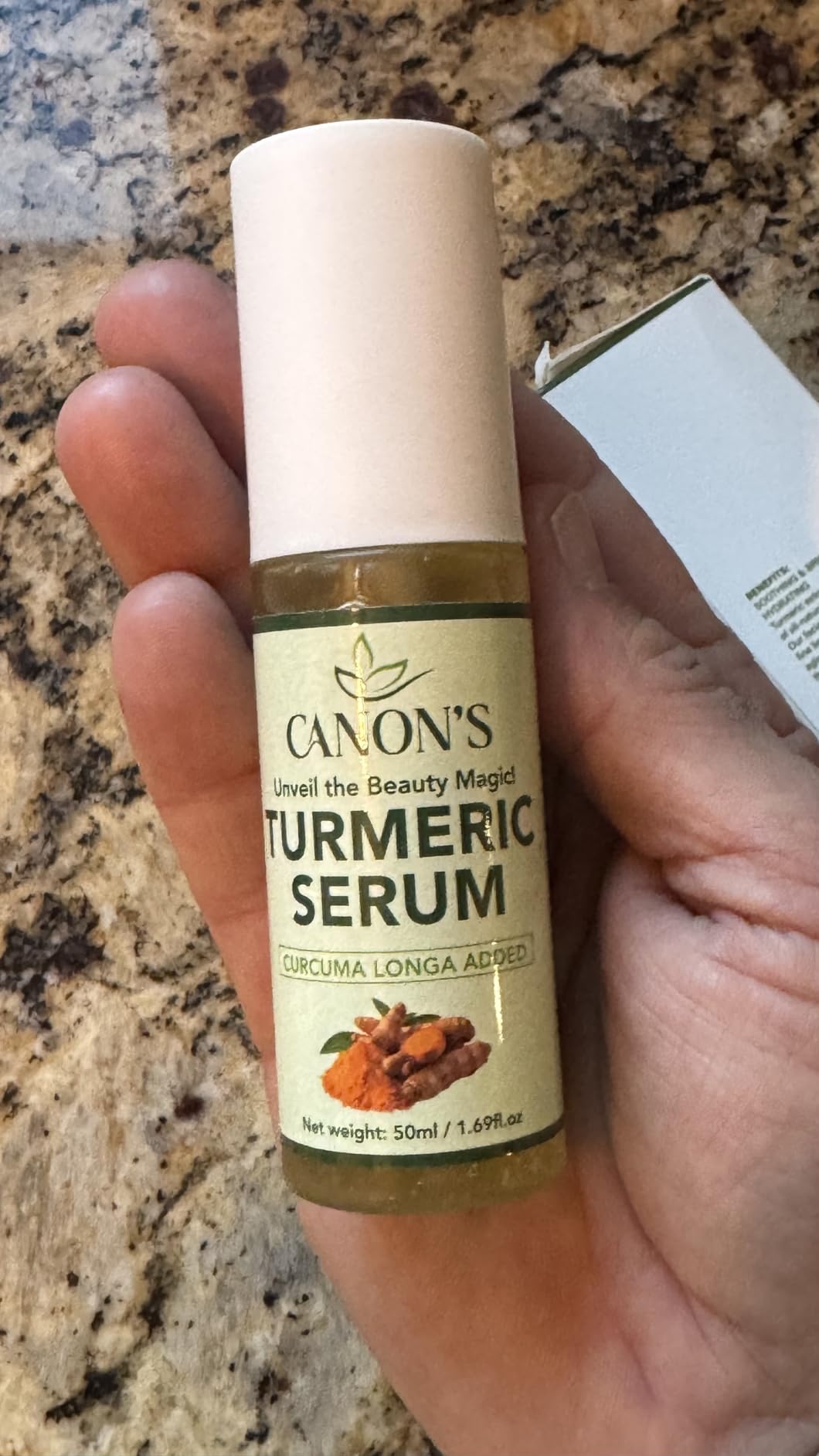 Canon’s Beauty Collection Turmeric Brightening Serum for Face with Hyaluronic Acid, Aloe Vera, Vitamin C & E – Brightening, Hydrating & Dark Spot Facial Serum – Leaves Skin Soft, Smooth / 1.69 fl oz