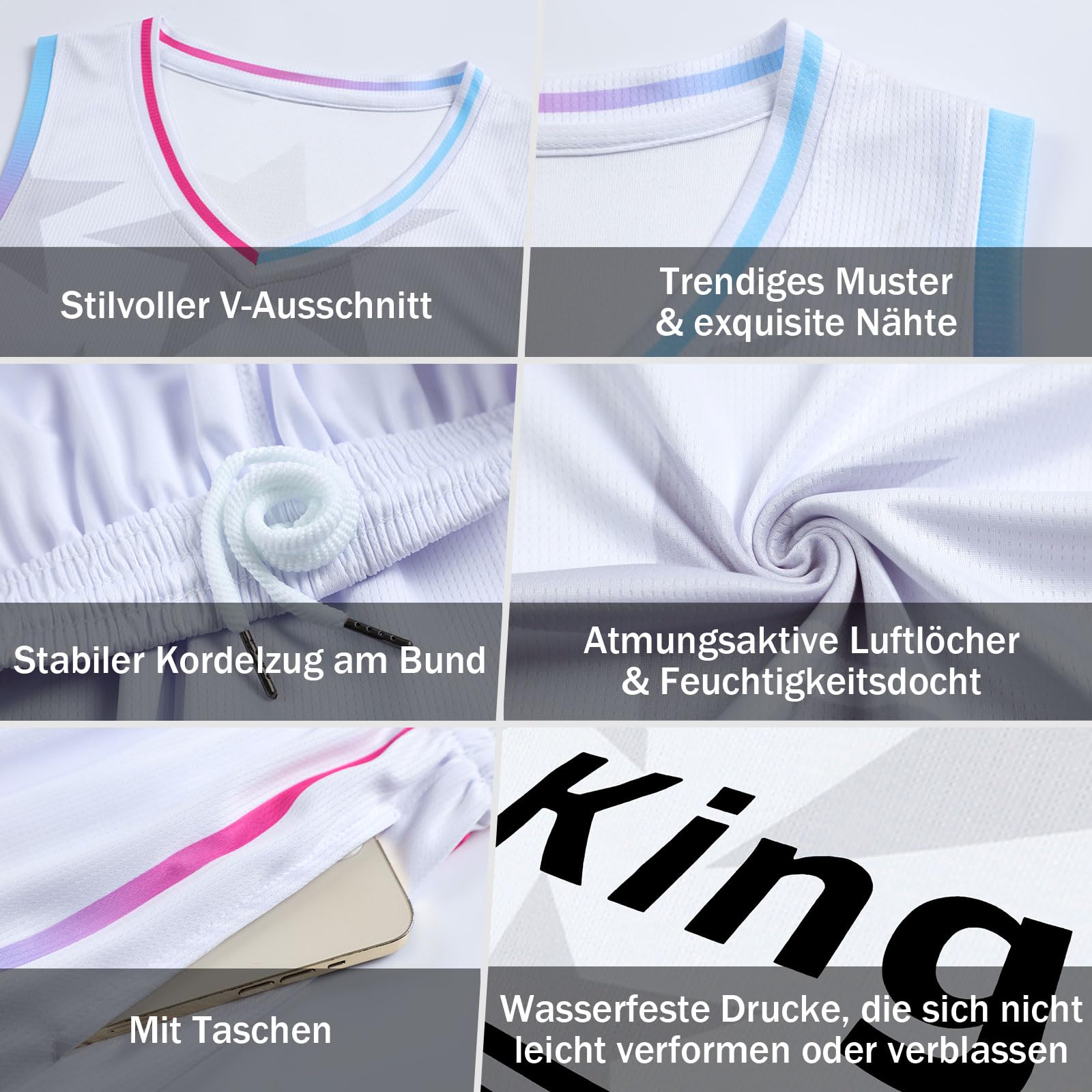 LAIFU Benutzerdefinierte Basketball Trikot für Männer Personalisieren Sie Ihren Eigenen Namen,Team-Logo,Entworfen für Männer,Frauen,Jungen und Mädchen Basketballwesten