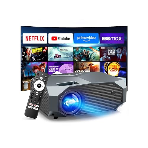 Compatible Smart Projector WiFi 6 Bluetooth product photo (Projectors) — ScooterReviewPro review