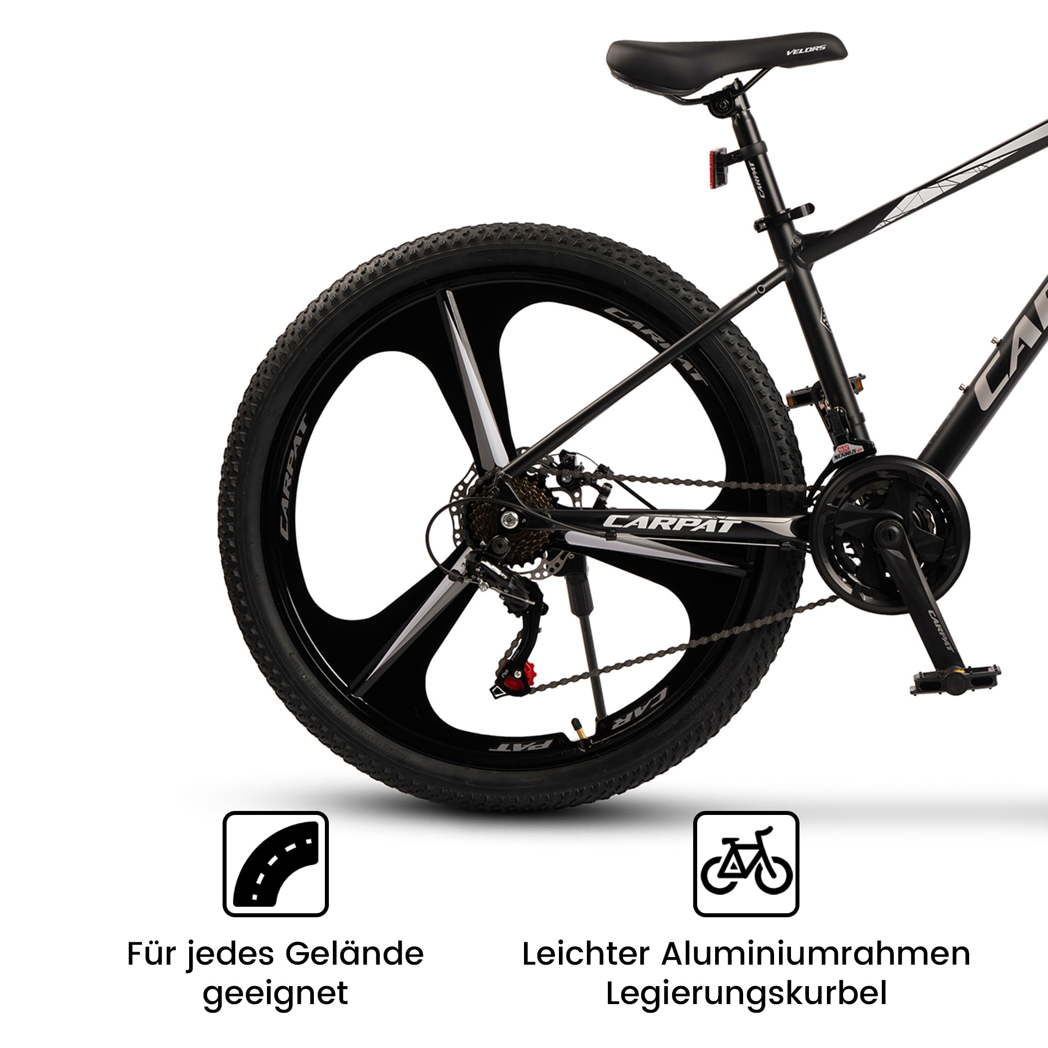 carpat sport trekkingrad 28 zoll Mountainbike MTB für Damen Herren, Mädchen und Jungen Tourney TZ Schaltwerk, Kettenschaltung, Hochwertiger Aluminiumrahmen, Jugendfahrrad MTB Hardtail Fahrrad Sport & Freizeit Make a choice:Black Cherry Short sleevess Jerseys N.B. ZAHOR / HANDSCHUHPRODUKTION
