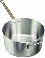 Vista 1 de Crestware Sartén de aluminio, 10 cuartos de galón, plata