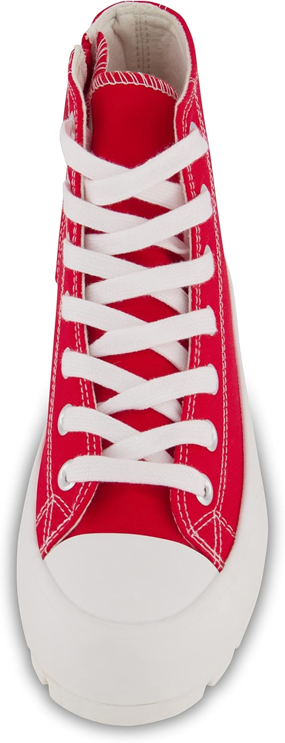 CUSHIONAIRE Women's Vespa high top Canvas Sneaker +Memory Foam and Side Zipper - Image 3