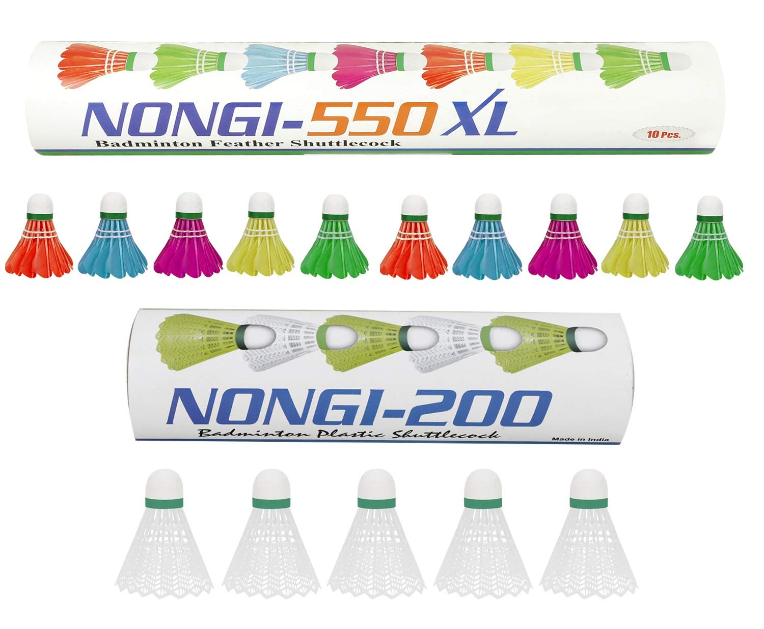 See full amazon price history chart for Nongi Combo Pack of 15 Shuttlecocks 550XL(10 Multicolor Feather), 200(5 White Plastic) for Outdoor Indoor Sports Nongi Combo Pack of 15 Shuttlecocks 550XL(10 Multicolor Feather), 200(5 White Plastic) for Outdoor Indoor Sports (B08FCD291X) Amazon Price History, Amazon Price Tracker