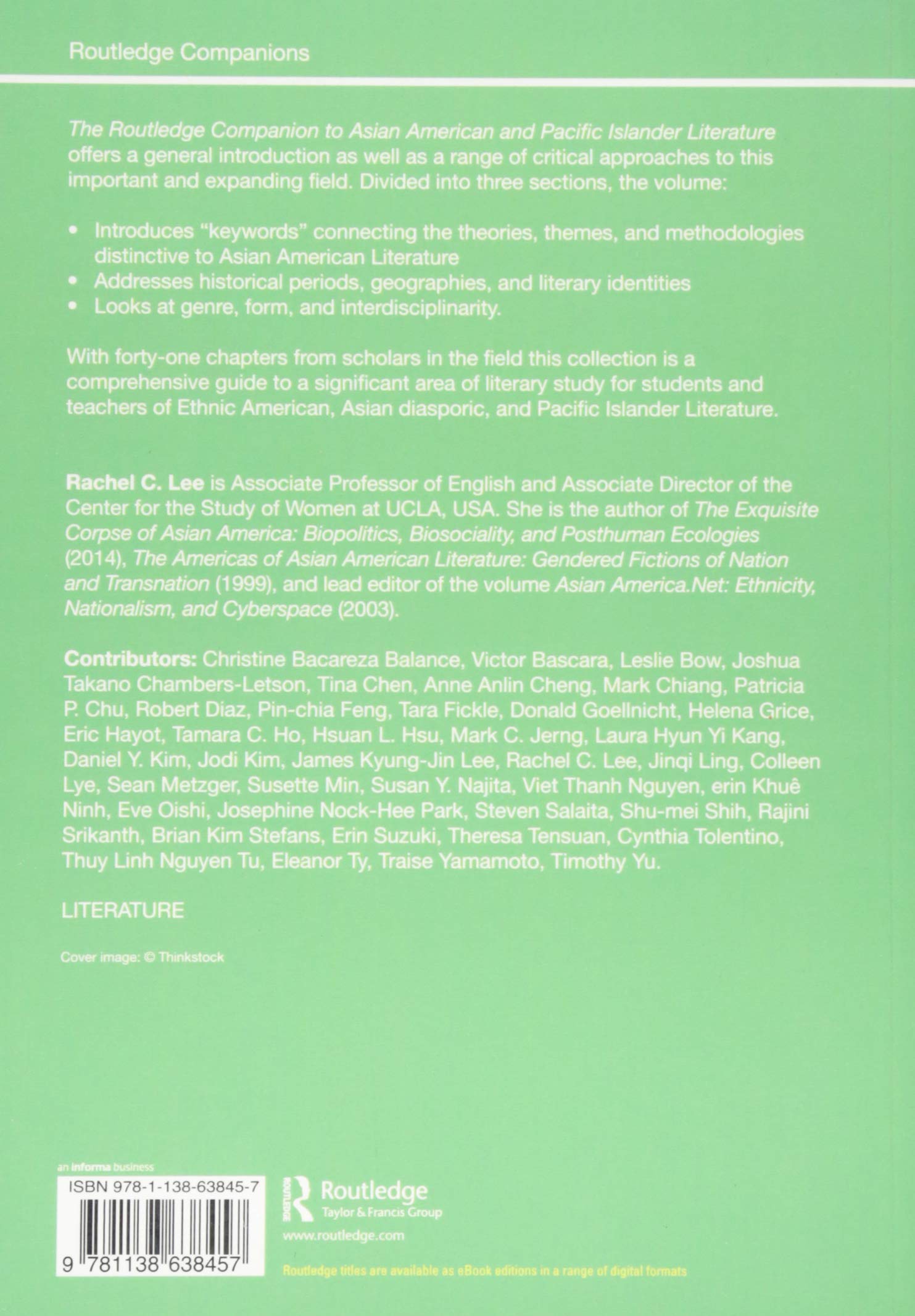 The Routledge Companion to Asian American and Pacific Islander Literature