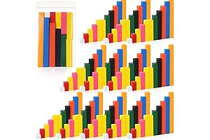 132 Piece Rainbow Fraction Rods