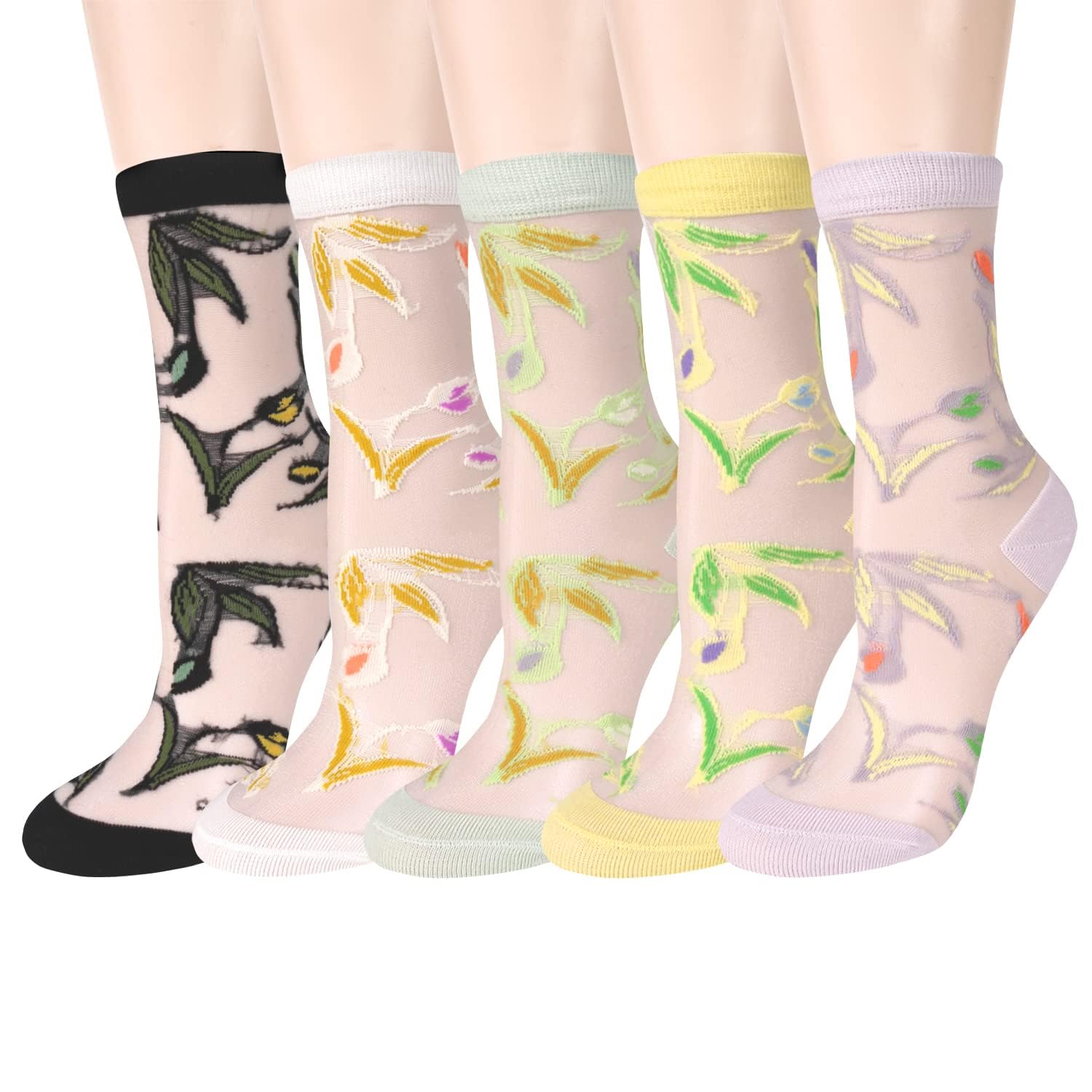 Benefeet Sox Calcetines transparentes para mujer
