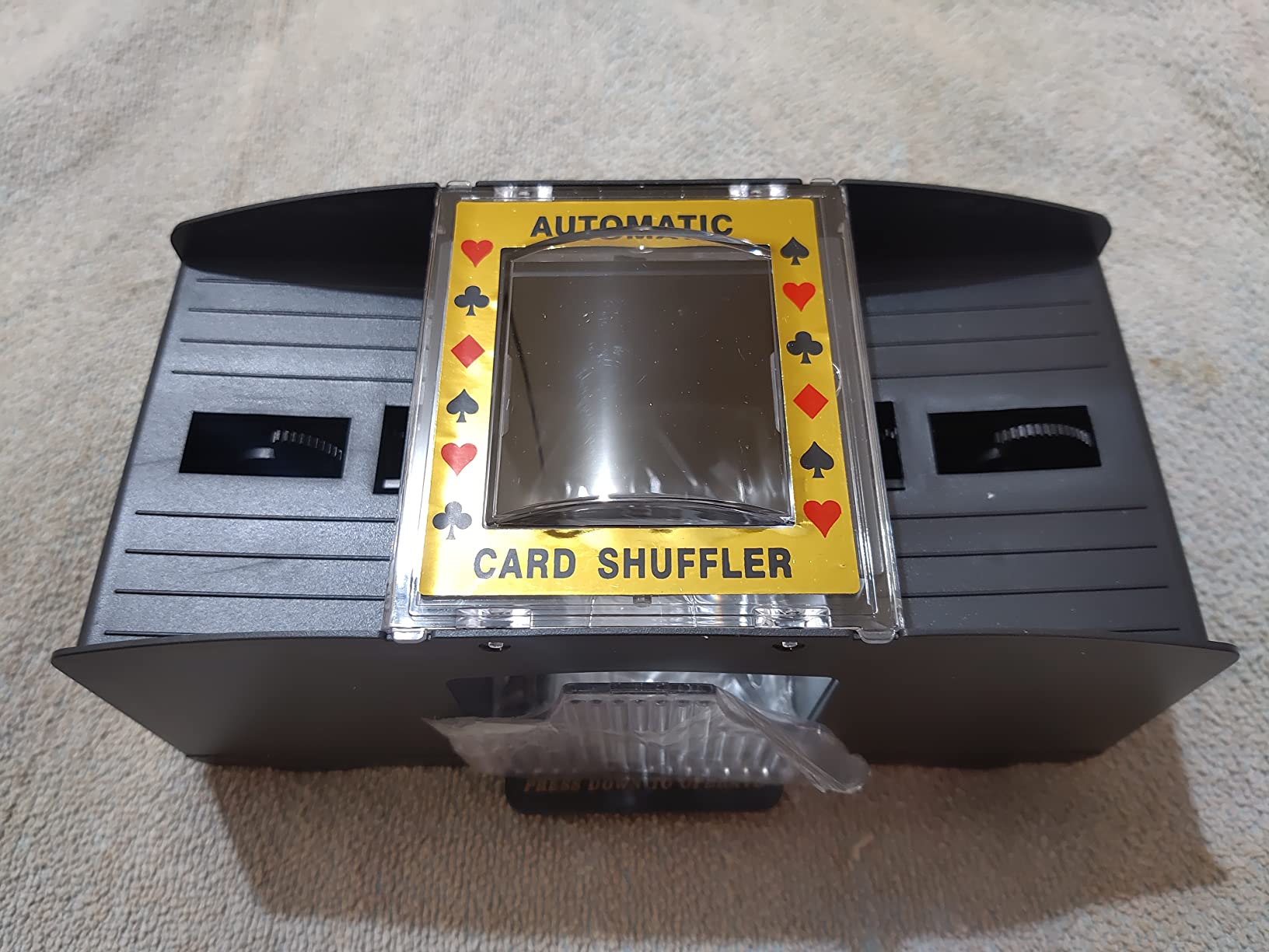 CELLEBII® Automatic Poker Card Shuffler, Battery Operated Electric ...