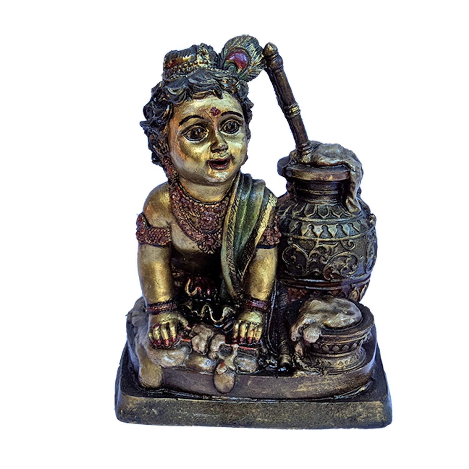 Buy India Meets India Handicraft Fibre Bal Gopal Lord Krishna Statue