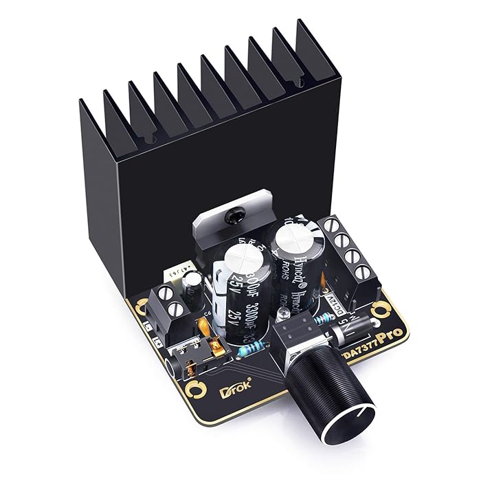 Buy Power Amplifier Board, DROK 30W+30W Dual Channel 2.0 Audio