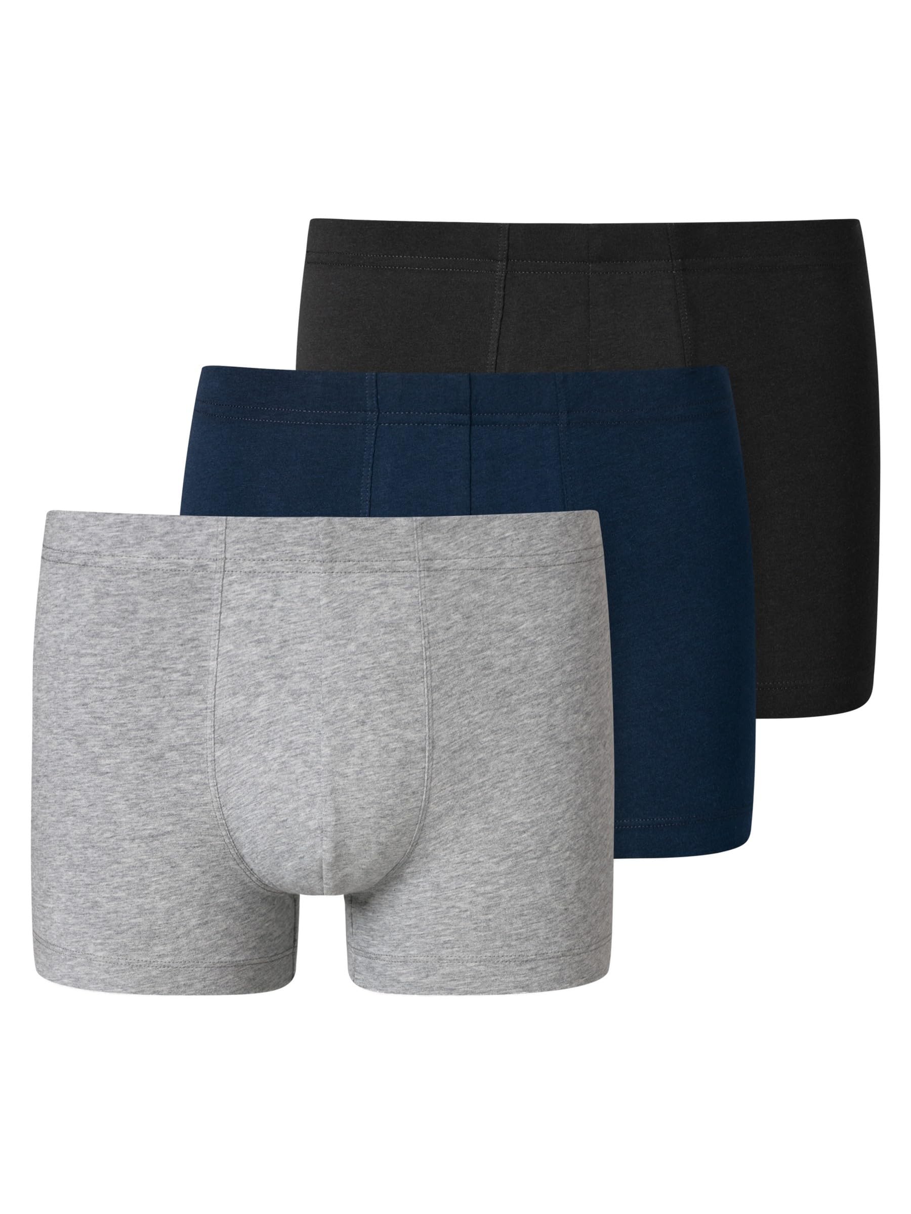 Schiesser Herren 3 Pack Unterwäsche Shorts mit weichem Bund Bio Baumwolle Multipack - 95/5 Organic, Sortiert 1_173988, 10/ 4XL