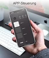 GHome Smart WiFi okos elosztó 3 aljzat 3 USB, Alexa Google Home kompatibilis - smart power strip 4