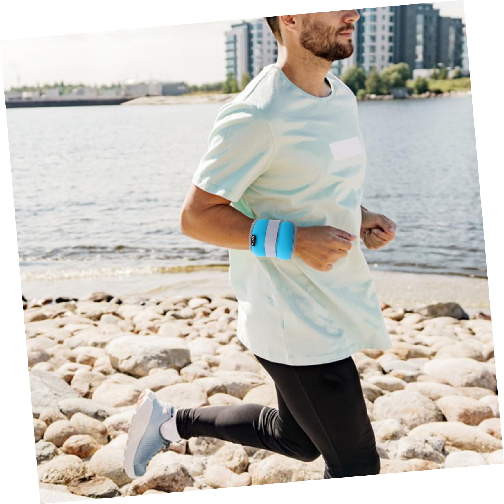 Hemobllo 2piezas Pesas De Tobillo y Muñeca Ajustables Equipamiento De Entrenamiento Para Correr y Hacer Ejercicio