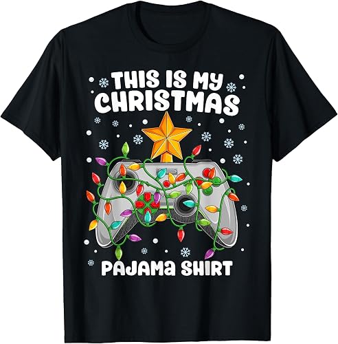 Christmas Gamer Video Games Xmas This is My Christmas Pajama