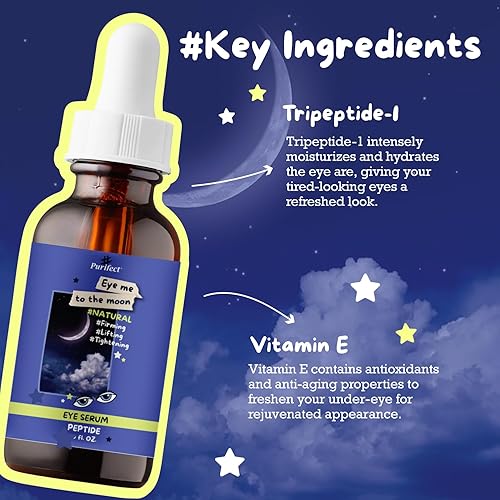 Miniatura 3 de Purifect Eye Me to the Moon - Suero multipéptido para ojos  Reafirmante, levanta, tensa e iluminadora  Fabricado en Estados Unidos  Suero