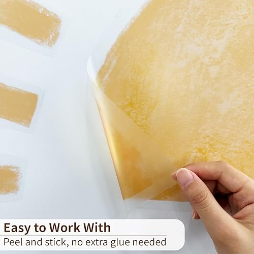 Miniatura 3 de Calcomanías de pared grandes bohemias con diseño de medio amanecer, para despegar y pegar, calcomanías de acuarela para pared de amanecer,