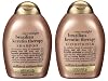 Organix Ever Straight Brazilian Keratin Therapy, DUO Set Shampoo Conditioner, 13 Ounce, 1 Each