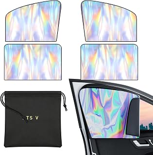Side Window Sun Shade,Sun Blocker for Car Windows Only Compatible with Cadillac ATS-V UV Protection & Privacy Window Cover Car Window Shade Set of 4