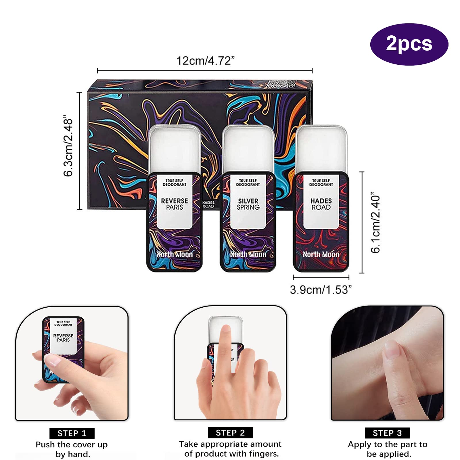 Hommelure Fheromotherapy 6 sztuk stałych perfum, Solid Perfume do zwiększenia intymności dla mężczyzn i kobiet