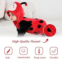 Vista 82 de TONWHAR Baby Boy's Girl's Animal Bodysuit Infant And Toddler's Romper Jumpsuit Halloween Costume Partywear Mono marrón