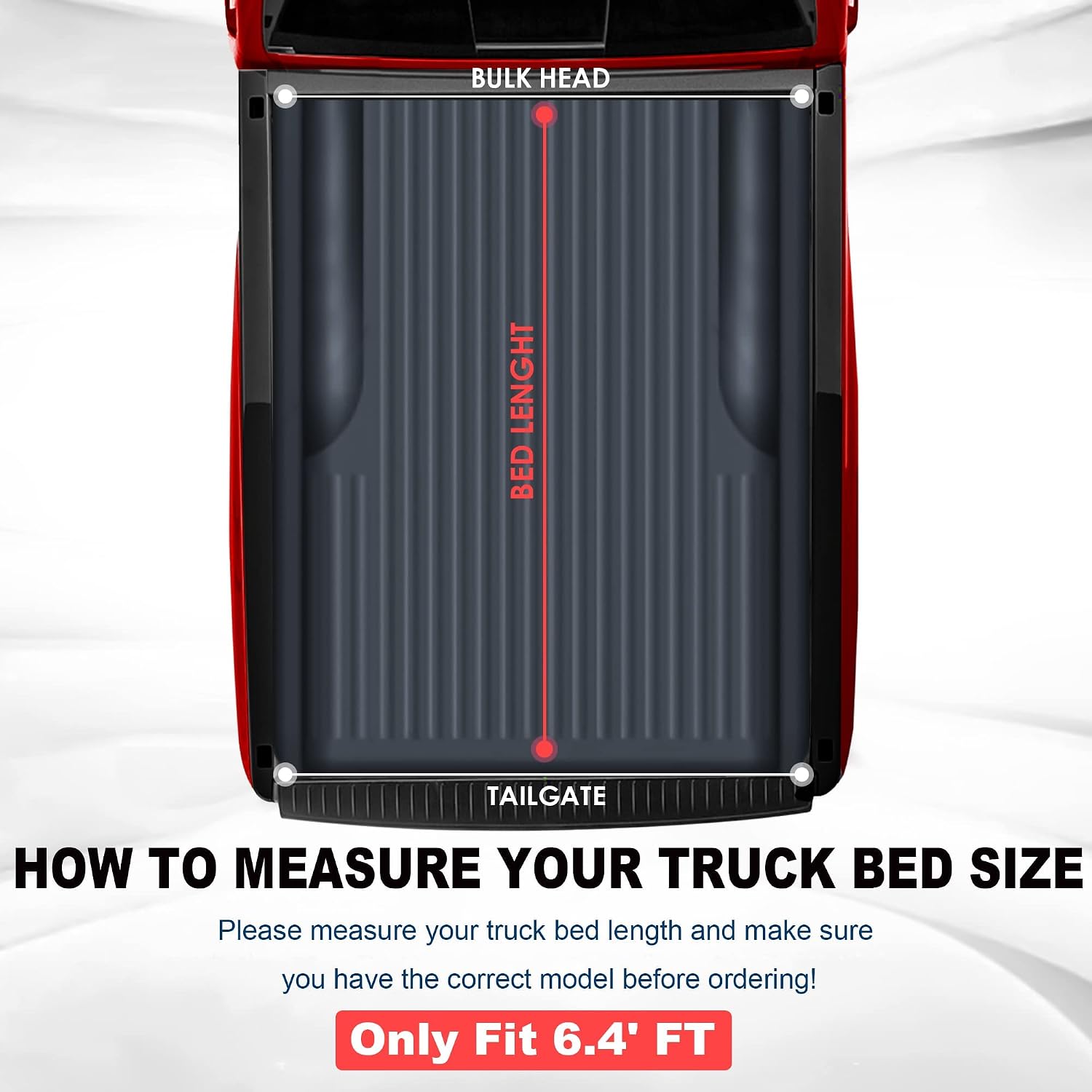MOSTPLUS Roll-Up Soft Vinyl Truck Bed Tonneau Cover Compatible with 2002-2018 Dodge Ram 1500 2003-2023 Ram 2500 3500 No RamBox On Top (6.4/6.5 FT Feed Bed) Fleetside-Only fit 2019-2023 Classic
