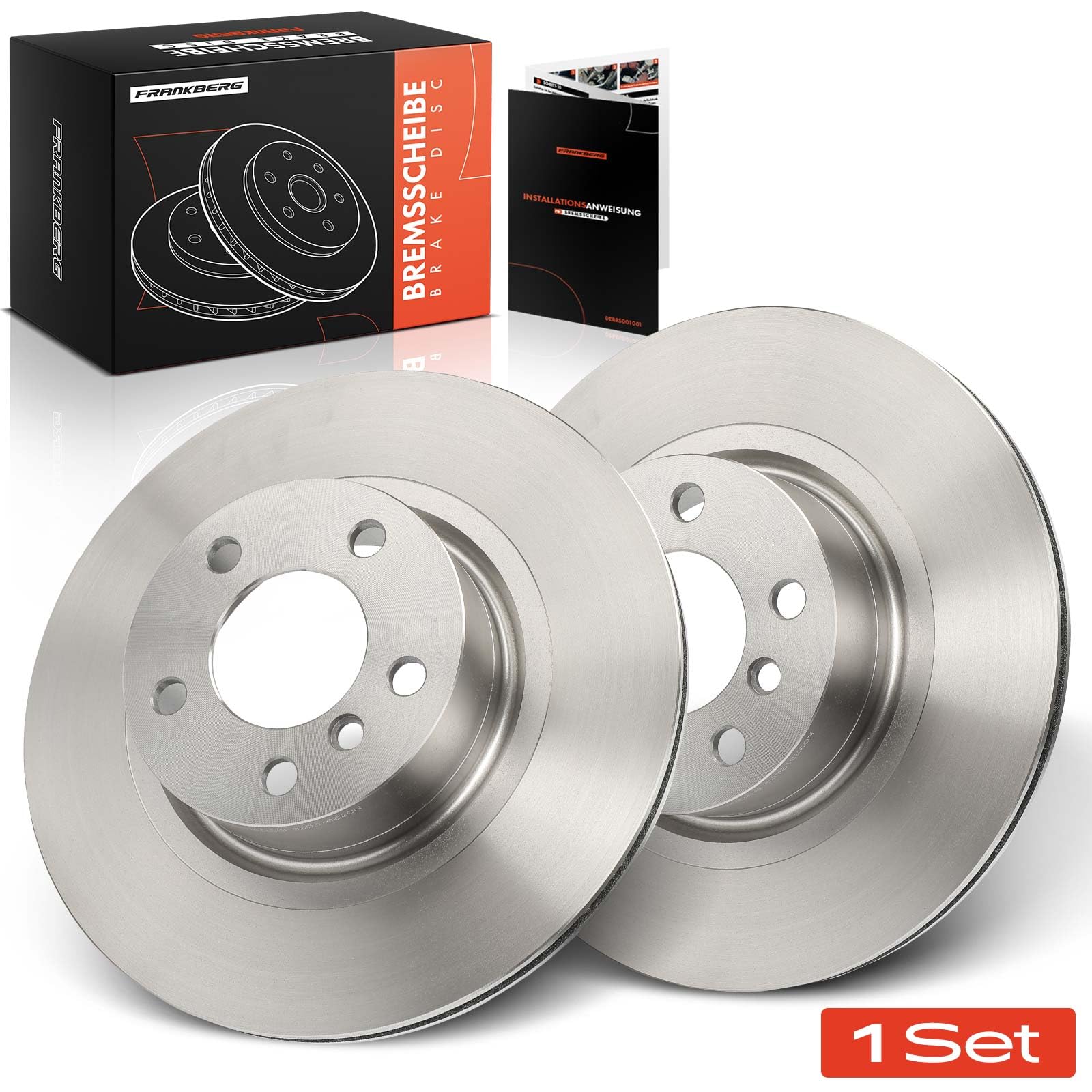 Frankberg 2 discos de freno ventilados de ⌀330 mm 34206790362 34206868936 | trasero; Compatible con: X3 F25, X4 F26