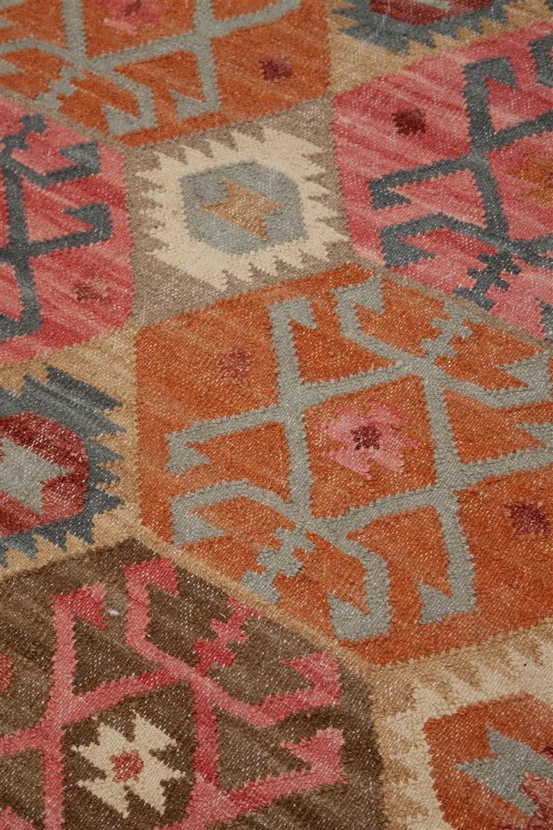 Tapis Kilim KABAN - 180 x 60 cm - Qualité Premium, style classique élégant - Chemin de couloir, entrée ou tapis de lit