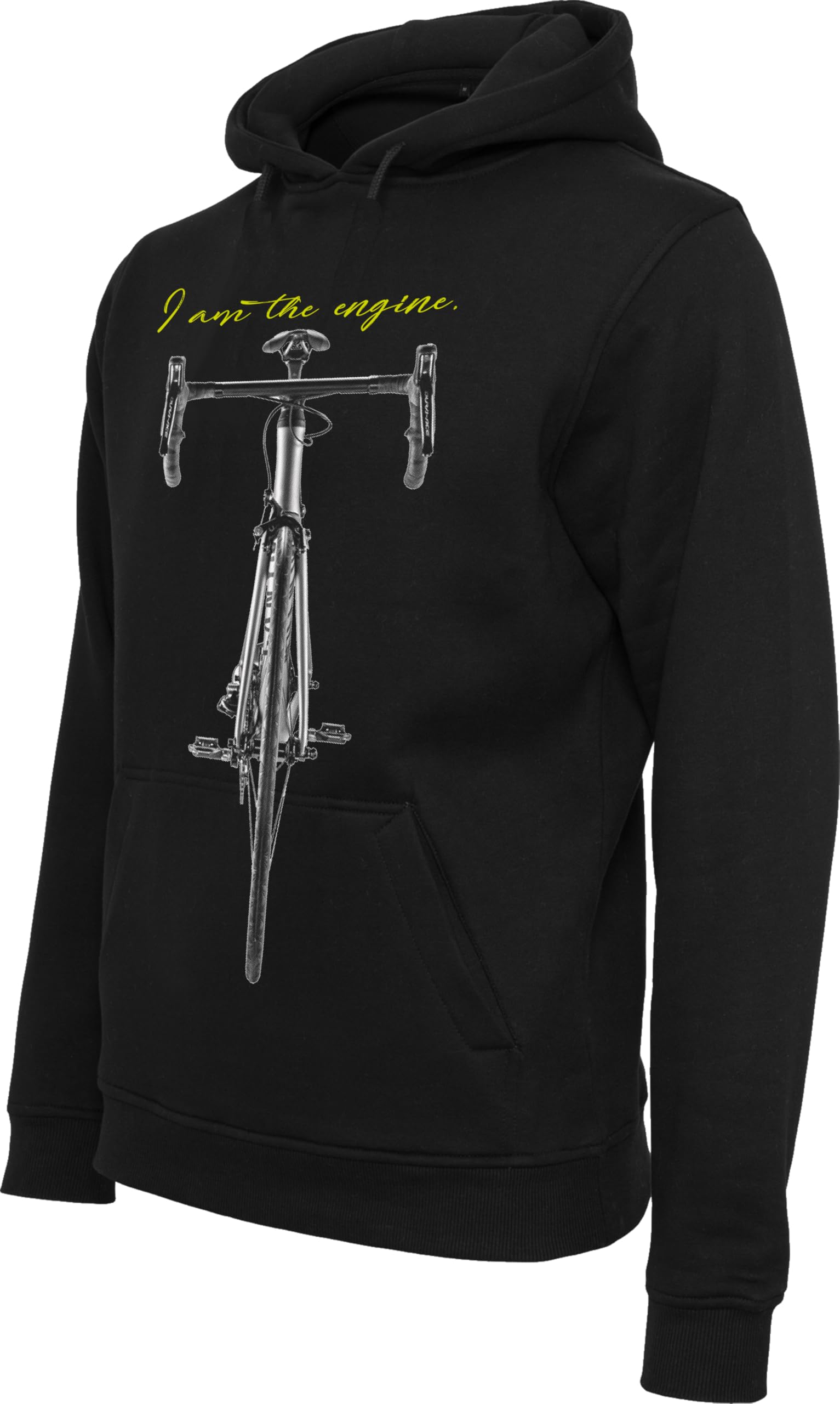 Baddery Fahrrad Hoodie Herren - „I am the Engine“