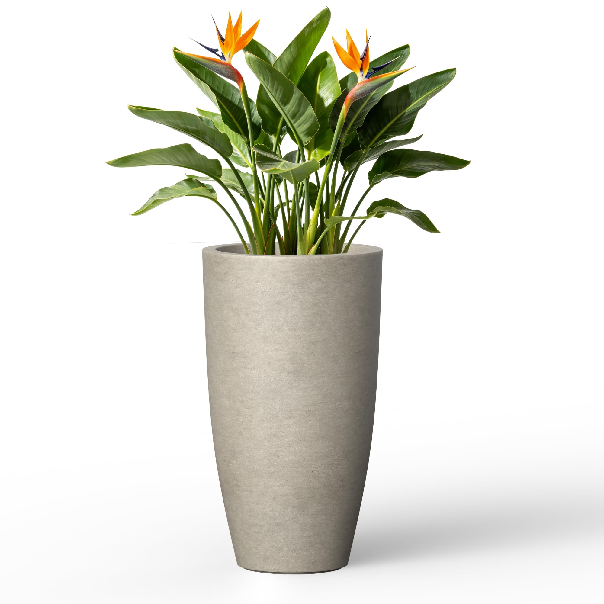 Kante 23.6 Tall Bullet Shape Concrete Planter