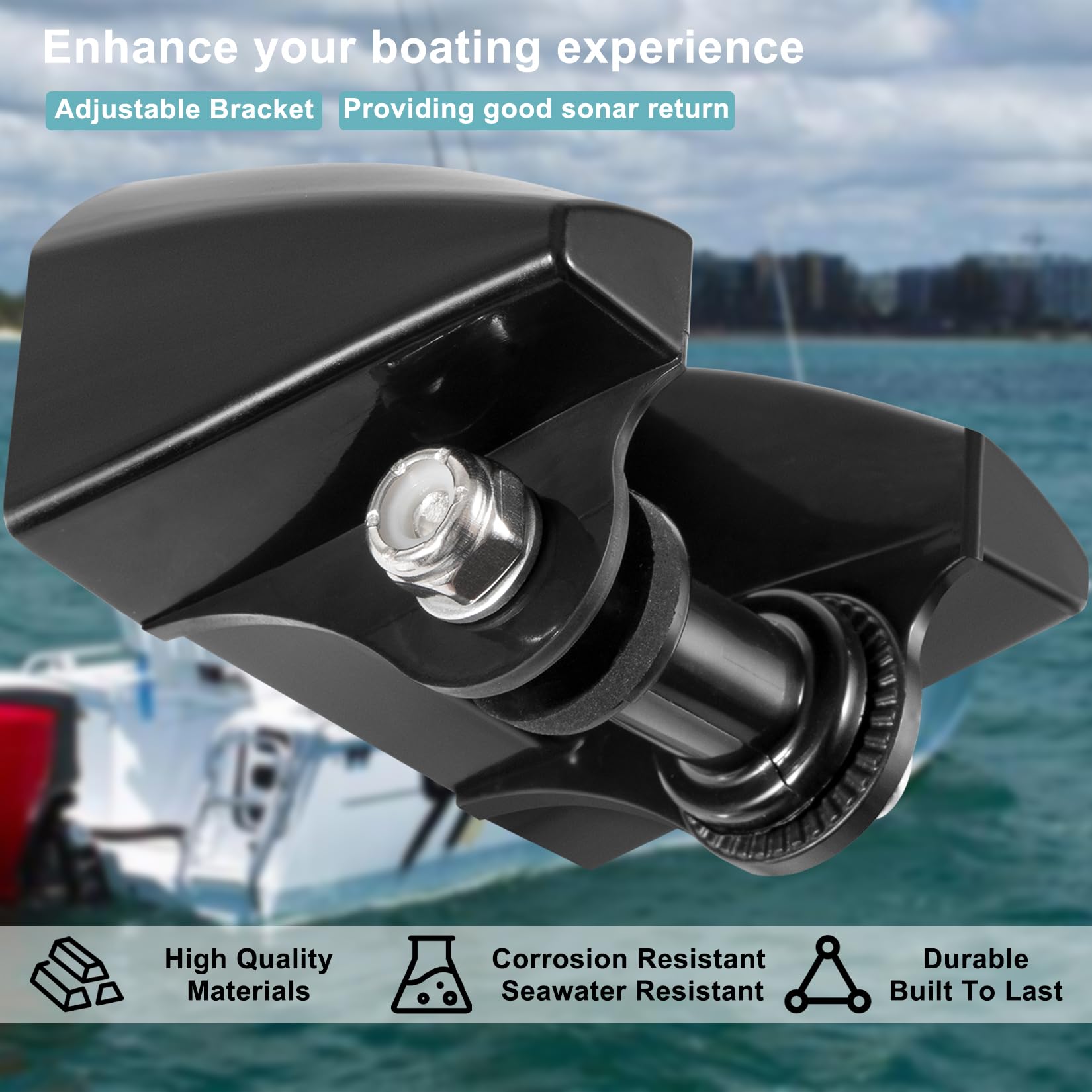 010-10272-00 - Staffa di montaggio per trasduttore, compatibile con Garmin Fishfinder, GPSMAP, GSD K00-00118-01