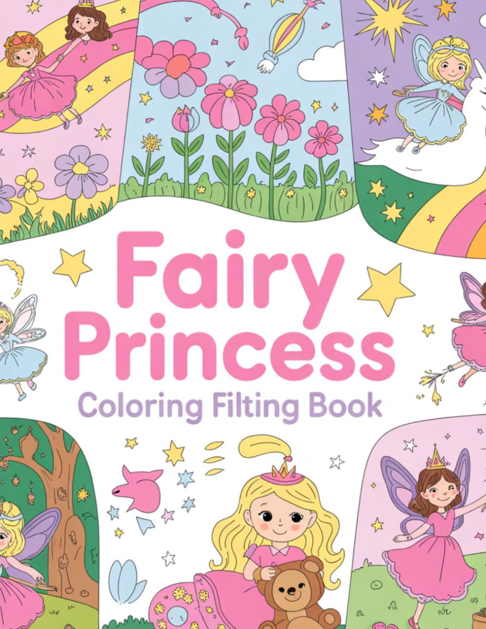 Fairy Princesses Coloring Book