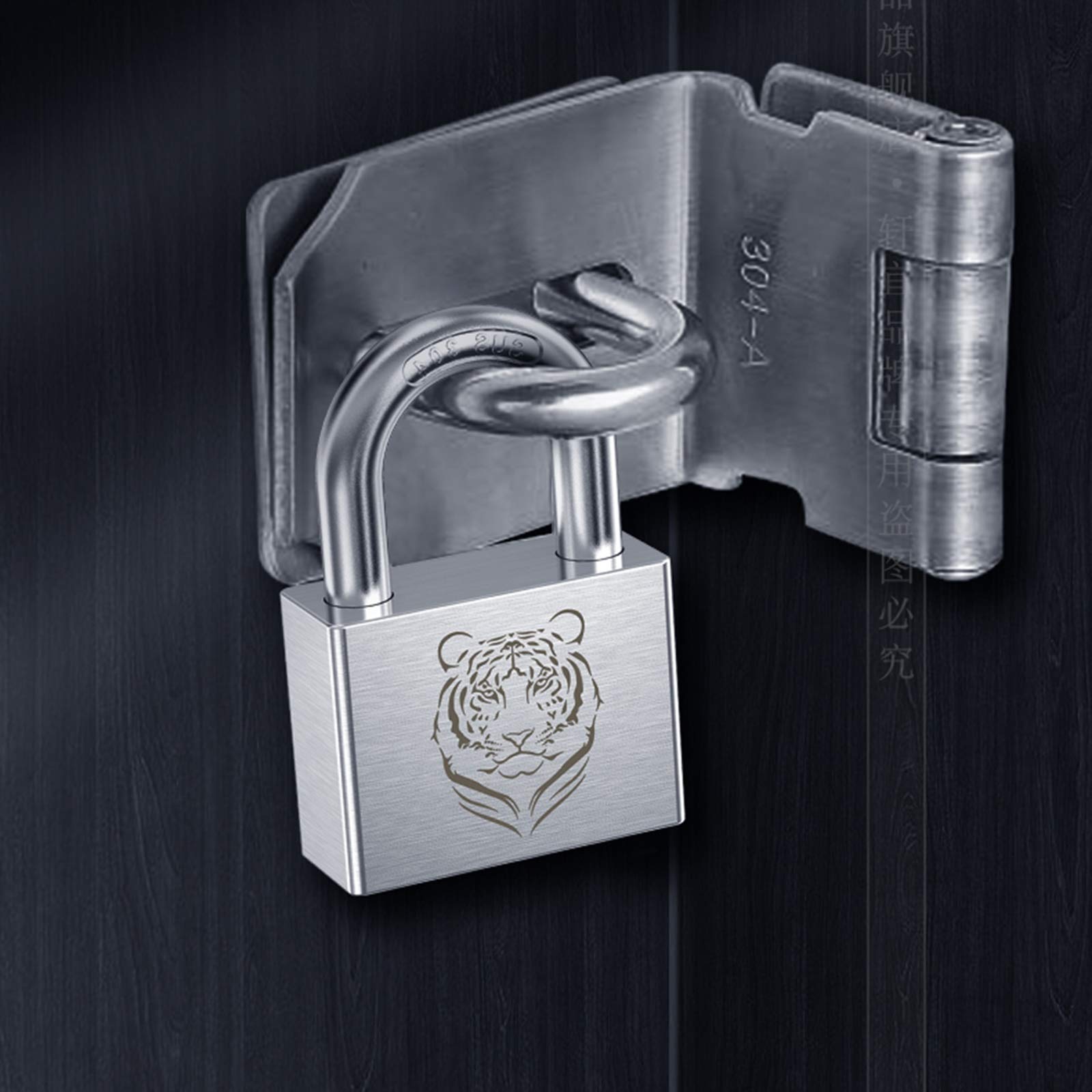 Vorhängeschlösser mit Schlüsseln Outdoor. Vorhängeschloss mit Schlüssel aus Edelstahl, rostfrei und scherfest, Türschloss for den Außenbereich, Schließfachschloss, 30 mm, 40 mm, 50 mm, 60 mm, 3 Schlüs