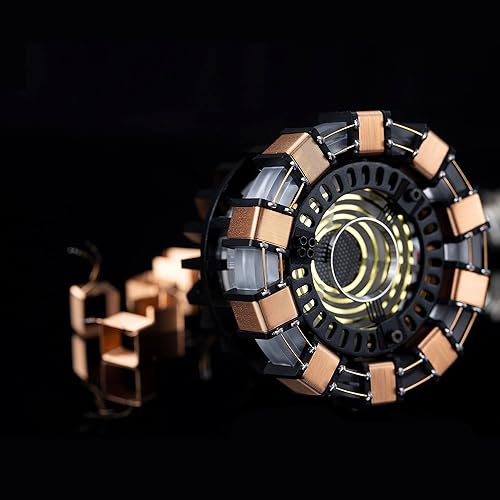 Miniatura 4 de 11 Iron Man Arc Reactor MK1 DIY producto acabado modelo de luz LED USB con caja de vista
