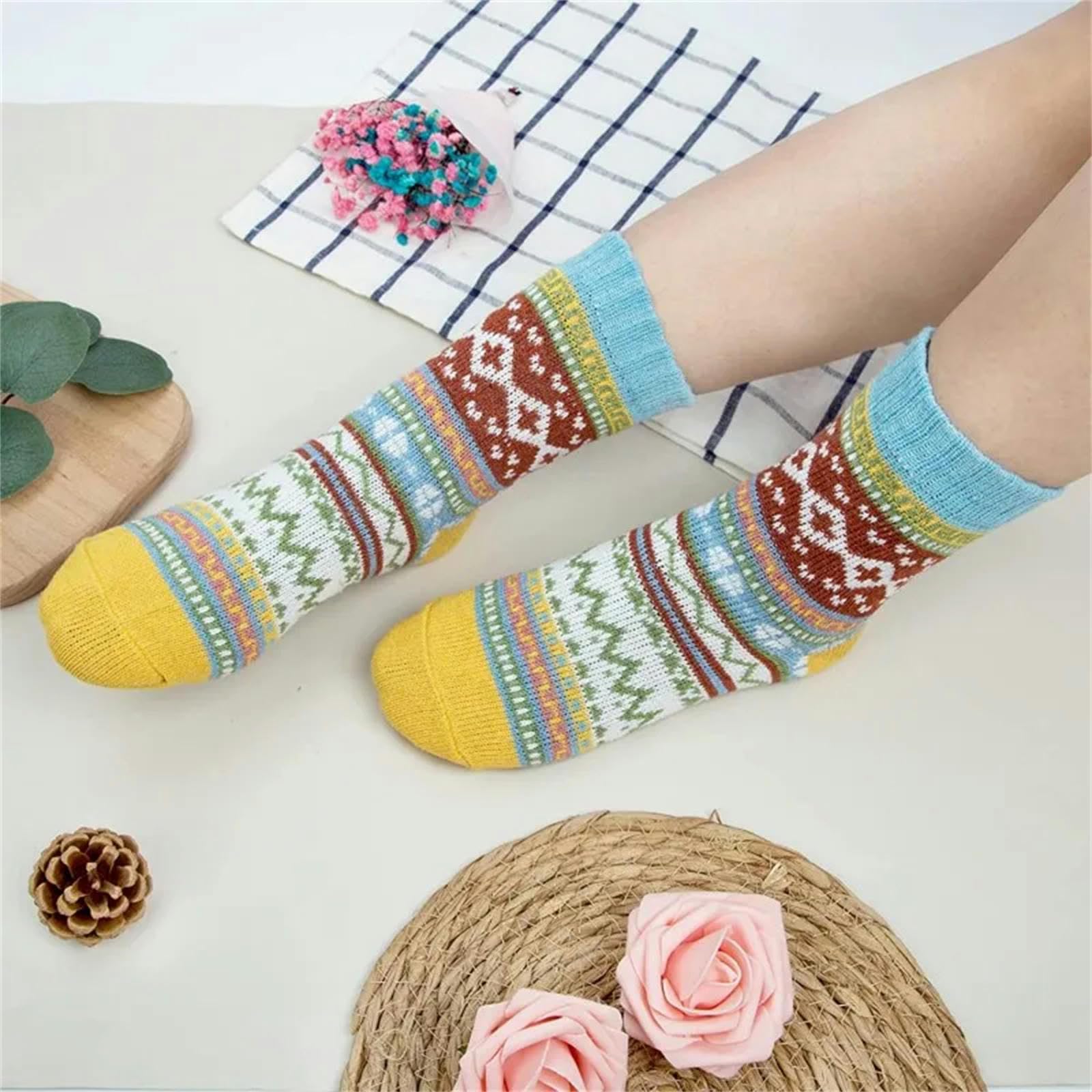 Calzini Calzini Da Donna Calzini Invernali Accoglienti Calze Invernali Caldi Invernali Stile Giftsartistic