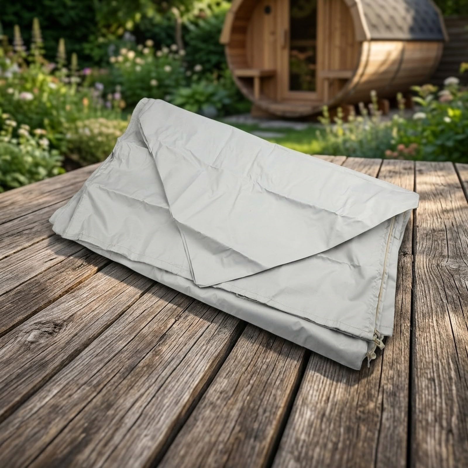 Cover Sauna per giardino Anti-UV con Doppia Cover Sauna per giardino