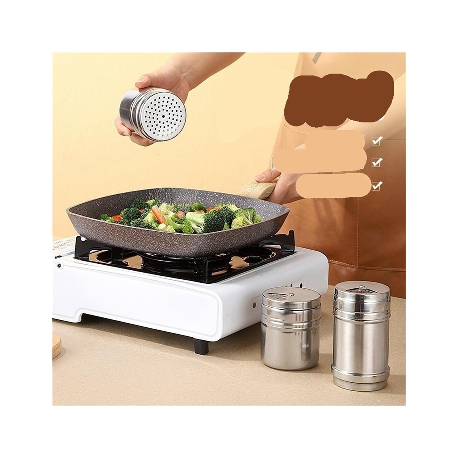 3pcs Large-capacity Seasoning Bottle Pour Sucre