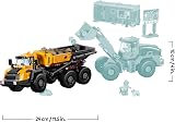 LEGO City Dump Truck & Front End Loader Toys - Construction Site Vehicles w/Working Functions & 3 Minifigures - STEM Birthday Gift for 8+ Year Old Boys - 60494 - 7