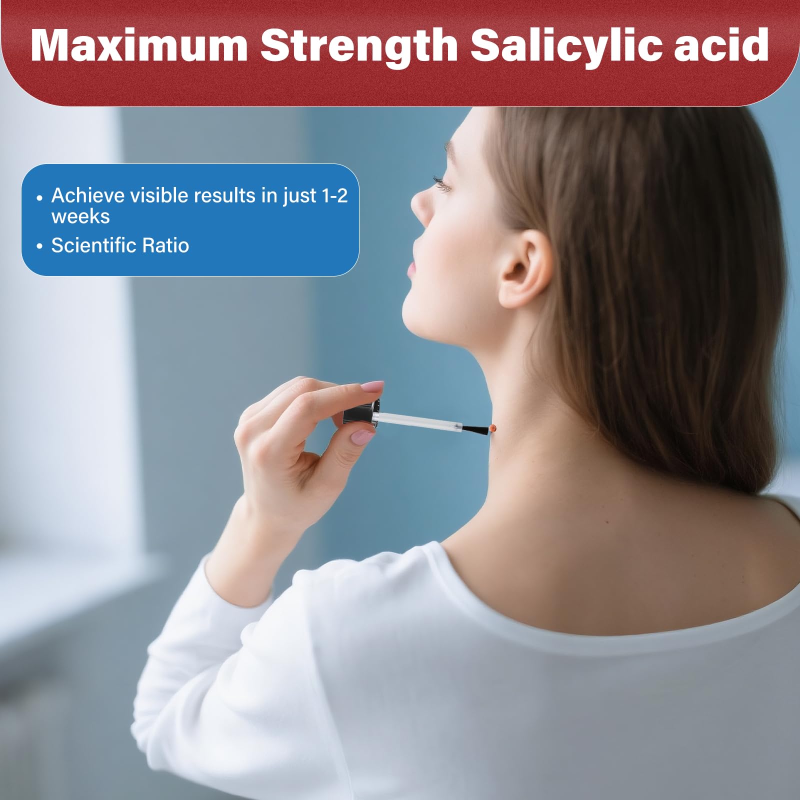 Image of Goodnites Fast-acting Skin Tag Removal Kit, Natural and Gentle Salicylic Acid Formula, Zero Pain Skin Tag Remover, Suitable for Neck, Underarms, Groin, Trusted by the Whole Family