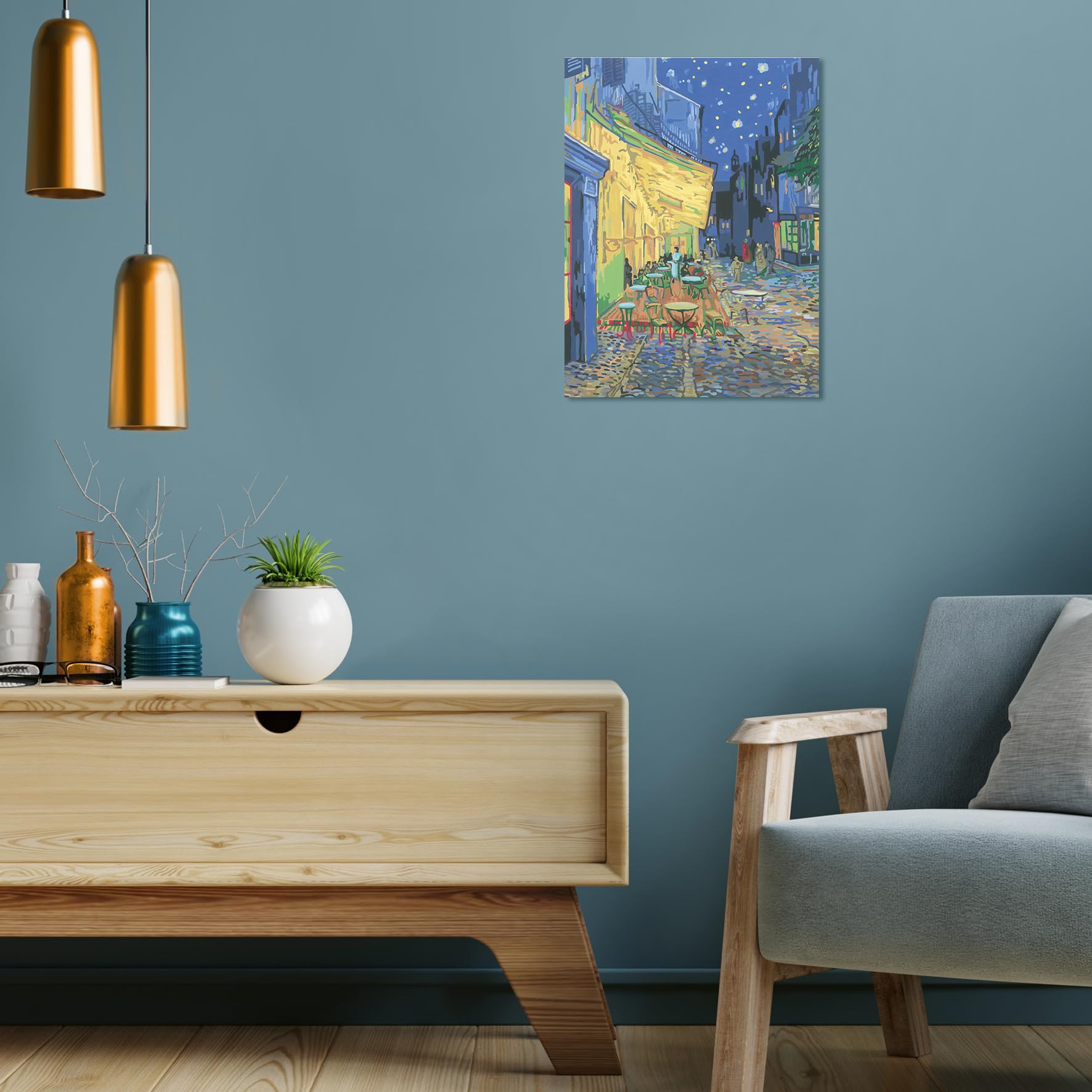 Ravensburger - CreArt Van Gogh Terrazza Del Caffè Sera, Kit Per Adulti